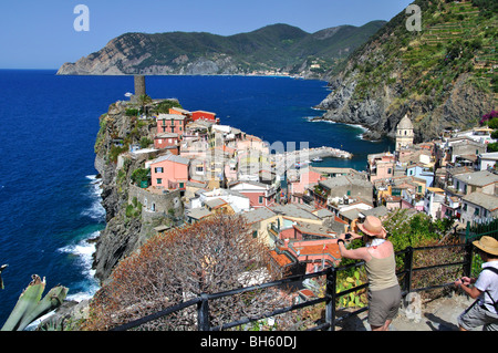 Vernazza Cinque Terre 5 Terre Italia Italia Foto Stock