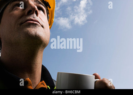 Avendo una pausa caffè Foto Stock