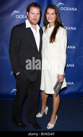 CHRIS HENCHY BROOKE SHIELDS OCEANA FUNDRAISER ANNUALE PACIFIC PASLISADES CALIFORNIA USA 05 Ottobre 2007 Foto Stock