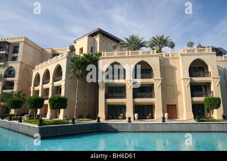 Lo stile orientale architettura in Dubai Emirati Arabi Uniti Foto Stock