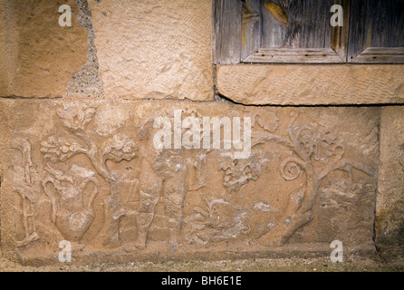 Dettagli architettonici da case di Safranbolu Turchia Foto Stock