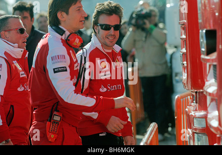 Prova del campionato di Formula 1 2010 Foto Stock