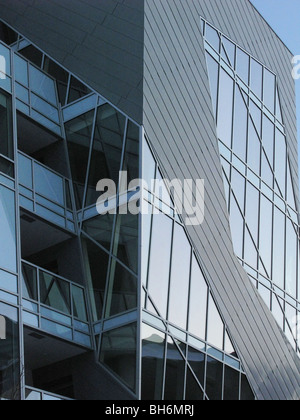 Abstract Denver Art Museum edificio moderno city colorado giorno centro pubblico di tempo Foto Stock