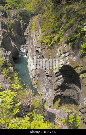 Tacachiho Gorge, Kyushu, Giappone Foto Stock