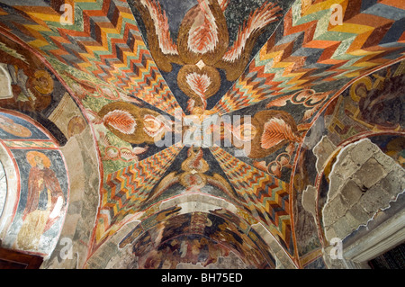 Affreschi nella Basilica di Santa Sofia chiesa di Trabzon, Turchia Foto Stock