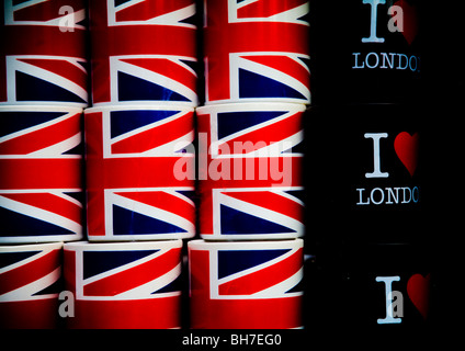 Londra mug in vetrina Foto Stock