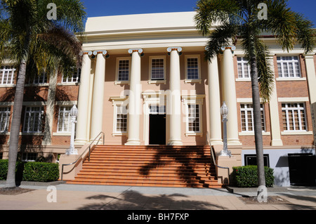 La Queensland University of Technology conosciuta come QT è il QUT Art Museum di Brisbane, Queensland, Australia. Foto Stock