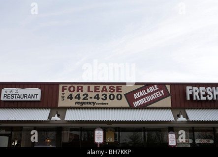 A Regency centri shopping center nella periferia del Maryland. Foto Stock