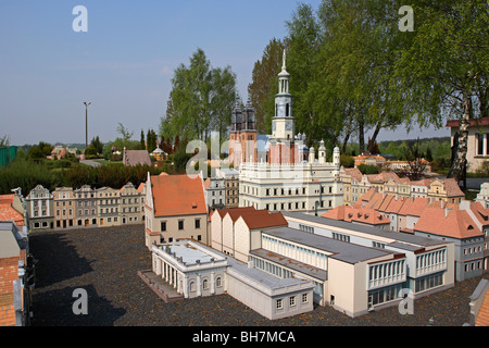 Pobiedziska miniatura Open Air Museum, Poznan, modello di Wielkopolska, Polonia Foto Stock