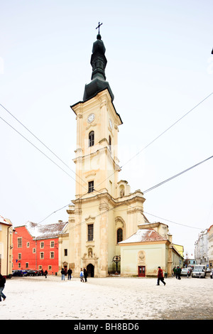 Chiesa dei Francescani e ex monastero fanciscan in Cluj Napoca Romania Foto Stock