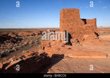 Wukoki Pueblo Wupatki National Monument in Arizona USA Foto Stock