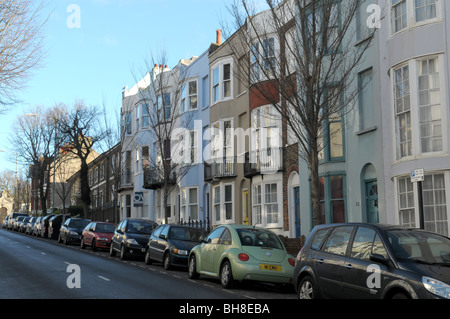 Stile Regency townhouses in Brighton Foto Stock