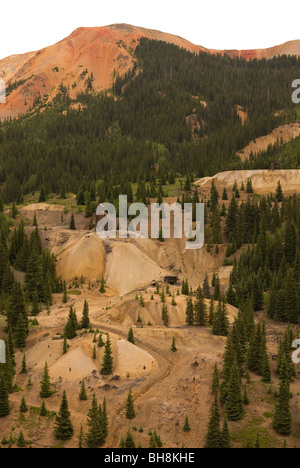 Miniera abbandonata in Colorado Foto Stock