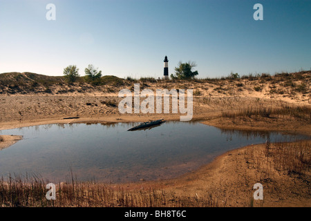 Interdunal stagno in Ludington parco dello stato Foto Stock