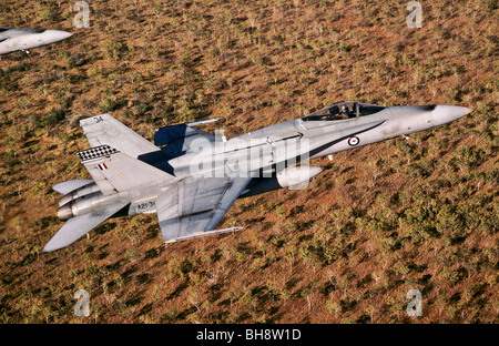 F/A-18 Hornet jet fighters Australia Foto Stock