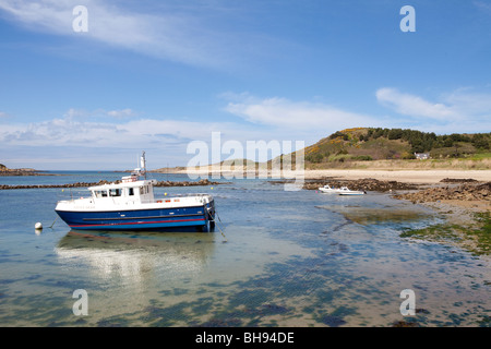 Spiaggia dei Pescatori di Herm Island Foto Stock