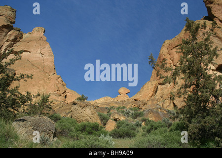 Smith Rock State Park a Redmond Oregon Foto Stock