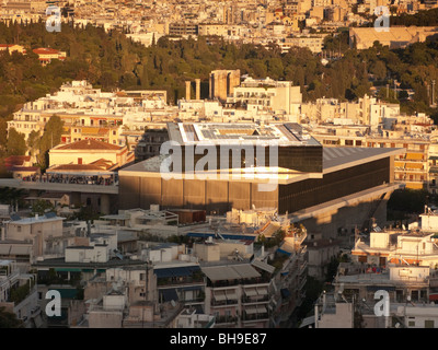 Il nuovo museo dell'Acropoli di Atene in Grecia. Foto Stock