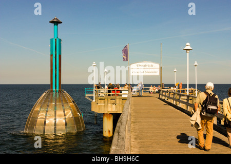 Turistica campana subacquea a Zinnowitz su isola di Usedom Foto Stock