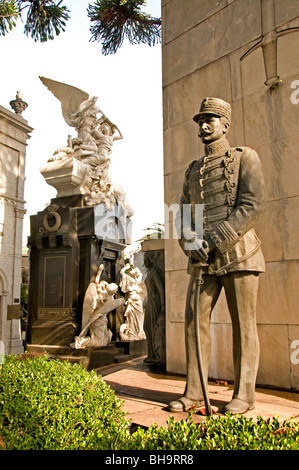 Cementario cimitero la Recoleta Buenos Aires Eva Evita Peron Argentina Foto Stock