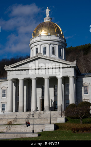 Vermont State Capitol Building in Montpelier Foto Stock