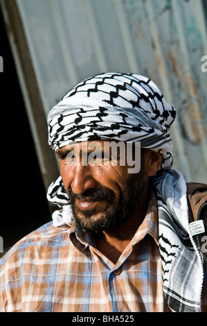 I beduini locali nei dintorni di Gerusalemme. Foto Stock