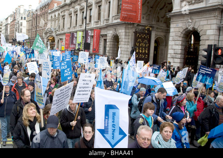 L'onda del cambiamento climatico evento a Londra Foto Stock