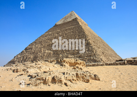 Africa costruendo Il Cairo Egitto Piramide di Giza tomba Foto Stock