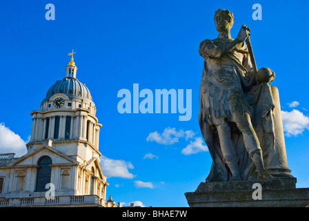 Old Royal Naval College motivi università di Greenwich Londra Inghilterra Regno Unito Europa Foto Stock
