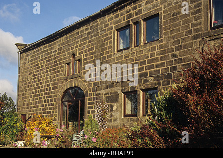 Latham fattoria, a Mori sopra Hebden Bridge, Yorkshire Foto Stock