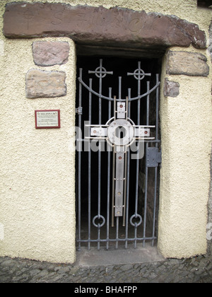 St Fillans Grotta Pittenweem Fife Scozia Scotland Foto Stock