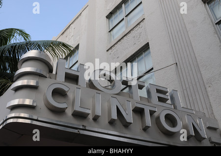 Clinton Hotel Hotel Clinton South Beach Miami Beach Florida Foto Stock