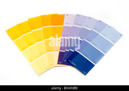 campioni della vernice Foto Stock