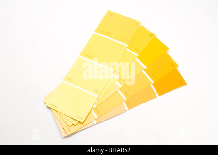 campioni della vernice Foto Stock