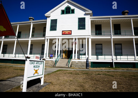 Fort Worden stato costa del Parco Museo di Artiglieria Port Townsend Olympic Peninsula Washington STATI UNITI D'AMERICA Foto Stock