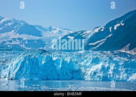 Dettaglio di ghiaccio del ghiacciaio Harriman, centromeridionale Alaska, estate Foto Stock