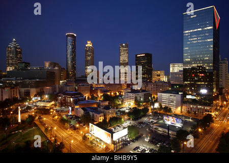 Downtown, Atlanta, Georgia, Stati Uniti d'America Foto Stock