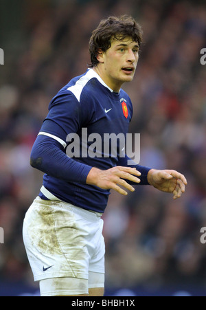 YANNICK JAUZION FRANCIA & TOULOUSE RU MURRAYFIELD EDIMBURGO SCOZIA 07 Febbraio 2010 Foto Stock