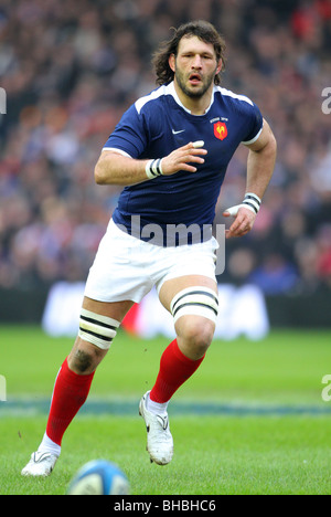 LIONEL NALLET FRANCIA & RACING METRO 92 MURRAYFIELD EDIMBURGO SCOZIA 07 Febbraio 2010 Foto Stock