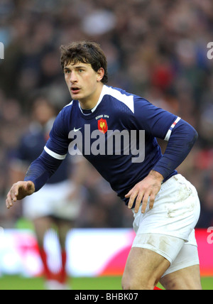 YANNICK JAUZION FRANCIA & TOULOUSE RU MURRAYFIELD EDIMBURGO SCOZIA 07 Febbraio 2010 Foto Stock