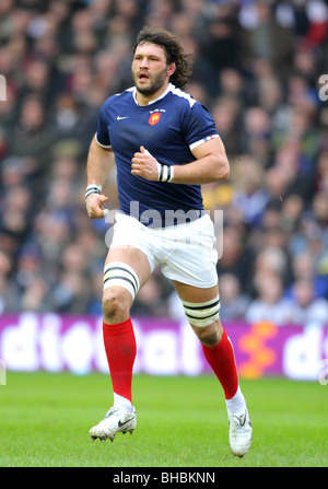 LIONEL NALLET FRANCIA & RACING METRO 92 MURRAYFIELD EDIMBURGO SCOZIA 07 Febbraio 2010 Foto Stock