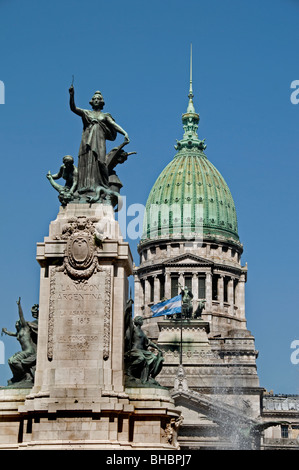 Palacio del Congreso Palazzo dei Congressi di Buenos Aires di governo Monserrat Argentina Foto Stock