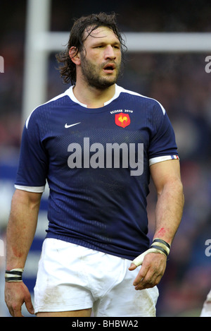 LIONEL NALLET FRANCIA & RACING METRO 92 MURRAYFIELD EDIMBURGO SCOZIA 07 Febbraio 2010 Foto Stock