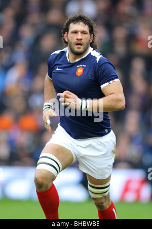 LIONEL NALLET FRANCIA & RACING METRO 92 MURRAYFIELD EDIMBURGO SCOZIA 07 Febbraio 2010 Foto Stock