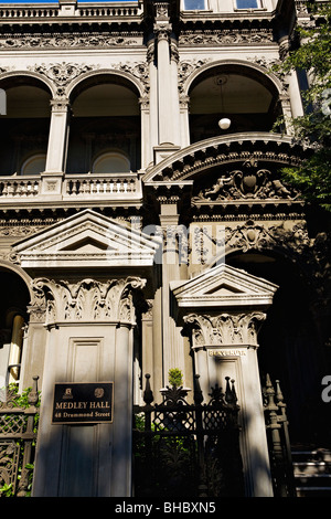 Architettura / un inizio di Victorian Italianamente mansion circa 1893 nel sobborgo di Carlton / Melbourne Victoria Australia. Foto Stock