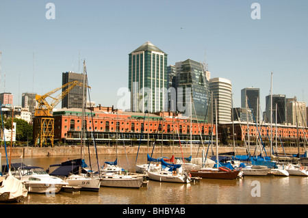 Buenos Aires Puerto Madero Waterfront Porto Argentina Foto Stock