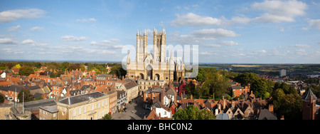 [Cattedrale di Lincoln] Lincolnshire UK Foto Stock