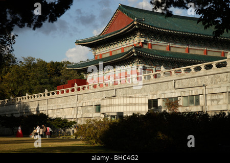 Museo Folcloristico Nazionale della Corea del Sud le due Coree capitale Seoul, Asia Foto Stock