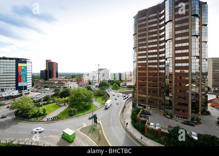 1 Hagley Road edificio su Broad Street, Birmingham. Foto Stock