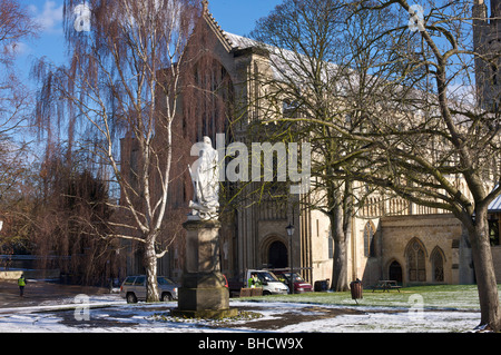 Cattedrale di Norwich, Norfolk Inghilterra Foto Stock